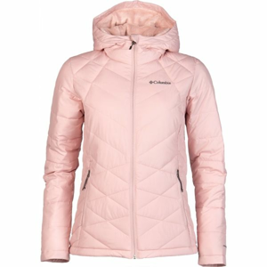 Columbia HEAVENLY HOODED JACKET svetlo ružová XS - Dámska zimná bunda