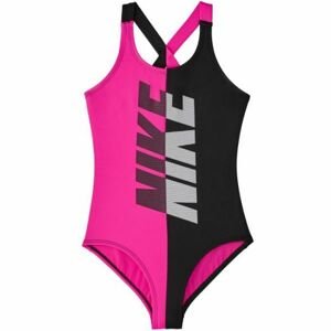 Nike RIFT Dievčenské plavky, ružová,čierna,sivá, veľkosť