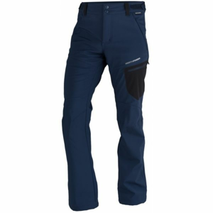 Northfinder GINEMON tmavo modrá XXL - Pánske softshellové nohavice