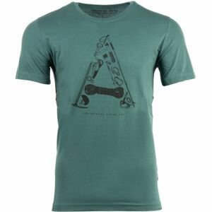 ALPINE PRO TITAN zelená S - Pánske tričko