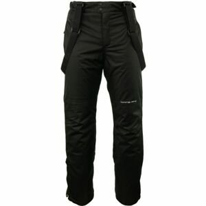 ALPINE PRO KORNEL Pánske lyžiarske nohavice, čierna, veľkosť XL