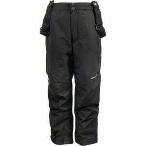 ALPINE PRO FRIDO Detské lyžiarske nohavice, čierna, veľkosť 152-158