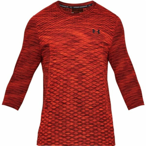 Under Armour VANISH SEAMLESS 3/4 SLEEVE červená S - Pánske tričko