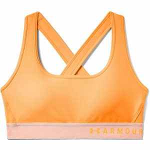 Under Armour ARMOUR MID CROSSBACK oranžová XL - Dámska športová podprsenka