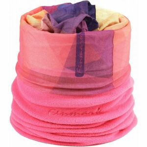 Finmark Multifunkčná šatka Multifunkčná šatka, ružová,oranžová,žltá, veľkosť