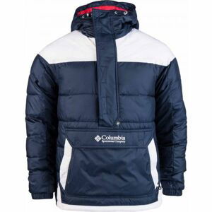 Columbia LODGE PULLOVER JACKET tmavo modrá S - Pánska zimná bunda