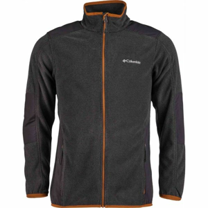 Columbia TOUGH HIKER FULL ZIP FLEECE Pánska flísová mikina, tmavo sivá, veľkosť S