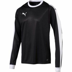 Puma LIGA GK JERSEY JR čierna 164 - Chlapčenské tričko