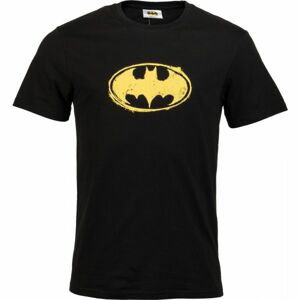 Warner Bros BTMN Pánske tričko, čierna,žltá, veľkosť