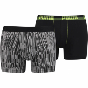 Puma BASIC BOXER 2P čierna M - Pánske boxerky