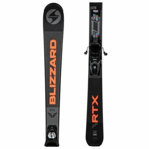 Blizzard RTX DARK + MARKER TLT 10 Pánske zjazdové lyže, tmavo sivá, veľkosť 153