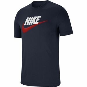 Nike NSW TEE BRAND MARK M tmavo modrá L - Pánske tričko