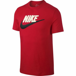 Nike NSW TEE BRAND MARK M červená L - Pánske tričko
