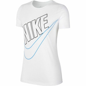Nike NSW TEE PREP FUTURA W biela L - Dámske tričko