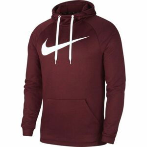 Nike DRY HOODIE PO SWOOSH M vínová 2XL - Pánska mikina