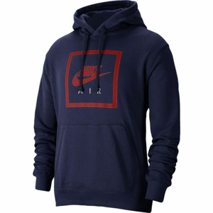 Nike NSW PO HOODIE NIKE AIR 5 M tmavo modrá L - Pánska mikina