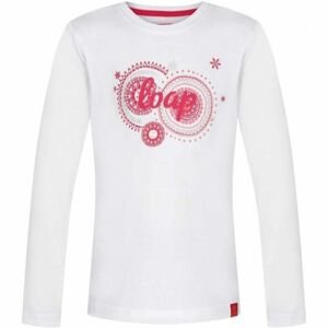 Loap ARISKA Dievčenské tričko, biela, veľkosť 158-164