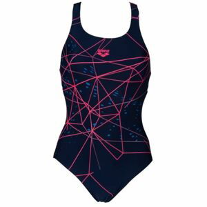 Arena W BRILLIANCE SWIM PRO BACK ONE PIECE B Dámske jednodielne plavky, čierna, veľkosť 44