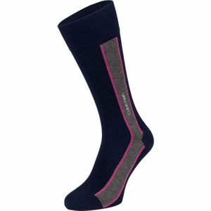 Calvin Klein VERTICAL STRIPE CREW čierna 40-46 - Pánske ponožky