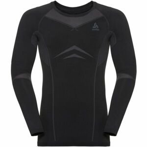 Odlo SUW MEN'S TOP L/S CREW NECK PERFORMANCE EVOLUTION WARM Pánske tričko, čierna, veľkosť XL