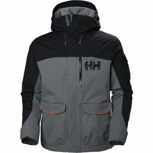 Helly Hansen FERNIE 2.0 JACKET Pánska lyžiarska/snowboardová bunda, tmavo sivá, veľkosť S