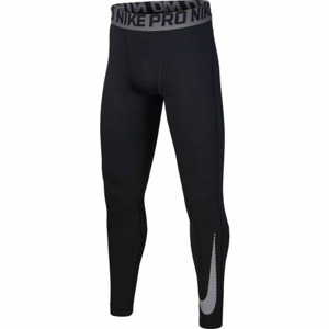 Nike NP THERMA TIGHT GFX B čierna L - Chlapčenské tréningové legíny