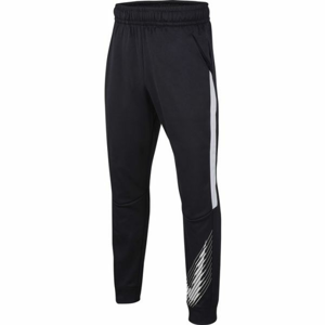 Nike THERMA GFX TAPR PANT B čierna S - Chlapčenské tepláky