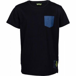 Lewro JANYK Chlapčenské tričko, čierna, veľkosť 152-158