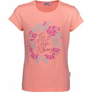 Lewro Dievčenské tričko Dievčenské tričko, oranžová, veľkosť 152-158