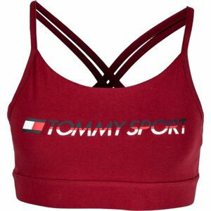 Tommy Hilfiger SPORTS BRA LOW IMPACT CO/EA LOGO červená XS - Dámska športová podprsenka