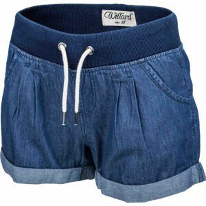 Willard TONJA Dámske plátené šortky džínsového vzhľadu, tmavo modrá, veľkosť 42