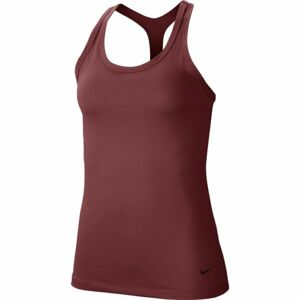 Nike THE NIKE GET FIT TANK vínová XS - Dámske tielko