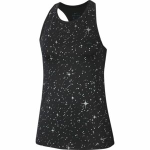 Nike NP STARRY NIGHT MTLC TANK W čierna XS - Dámske tielko