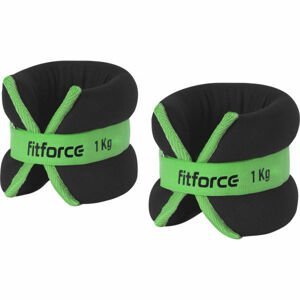Fitforce ANKLE 1,0 KG Závažie na členky, čierna, veľkosť OS
