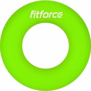 Fitforce RINGGRIP M Posilňovacie koliesko, reflexný neón,biela, veľkosť