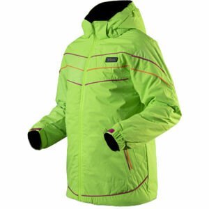 TRIMM RITA Dievčenská lyžiarska bunda, reflexný neón, veľkosť 164