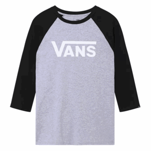 Vans MN VANS CLASSIC RAGLAN ATHLETIC šedá M - Pánske tričko s 3/4 rukávom