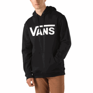 Vans MN VANS CLASSIC PO HOODIE II čierna M - Pánska mikina