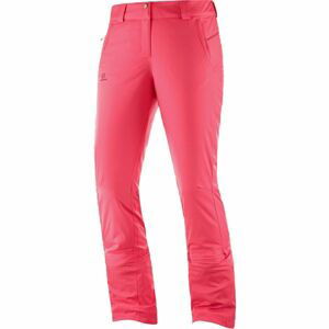 Salomon STORMSEASON Dámske lyžiarske nohavice, ružová, veľkosť L
