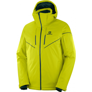 Salomon STORMRACE JKT M žltá M - Pánska lyžiarska bunda