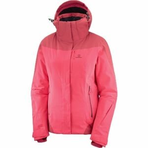 Salomon ICEROCKET JKT W Dámska lyžiarska bunda, ružová, veľkosť L