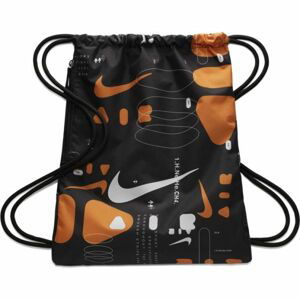 Nike HERITAGE GYMSACK GFX2 Gymsack, čierna,zlatá,biela, veľkosť