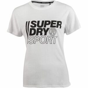 Superdry CORE SPORT GRAPHIC TEE Pánske tričko, biela, veľkosť 8