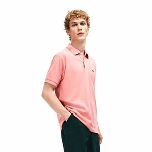 Lacoste S/S BEST POLO svetlo ružová L - Pánske polo tričko