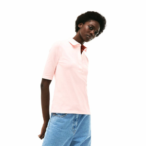 Lacoste S S/S BEST POLO svetlo ružová 38 - Dámske polo tričko