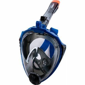 Miton UTILA 2 Celotvárová šnorchlovacia maska, modrá, veľkosť L/XL