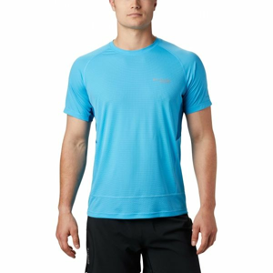 Columbia TITAN ULTRA II SS SHIRT modrá M - Pánske bežecké tričko