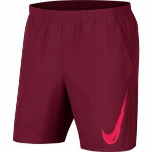 Nike RUN SHORT 7IN WR BF PO GX M vínová XL - Pánske bežecké kraťasy