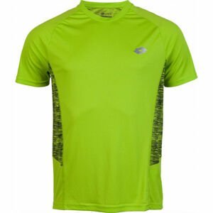 Lotto SPEEDRUN II TEE RGL PL Pánske tričko, svetlo zelená,čierna,sivá, veľkosť