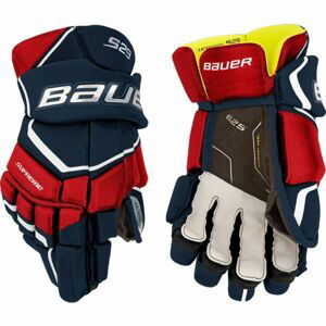 Bauer SUPREME S29 GLOVE JR Hokejové rukavice, tmavo modrá, veľkosť 12